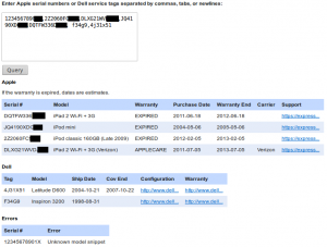 Screenshot of DeviceInfo app